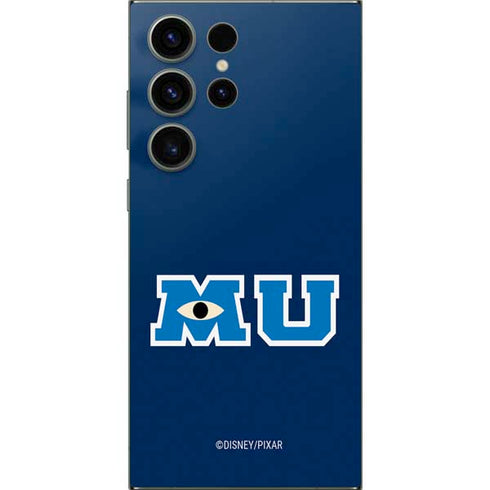Disney Monsters University MU Logo Galaxy S25 Ultra Skin